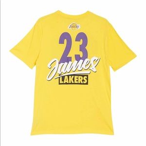 James Lebron Lakers Tee Shirt Mens Large New